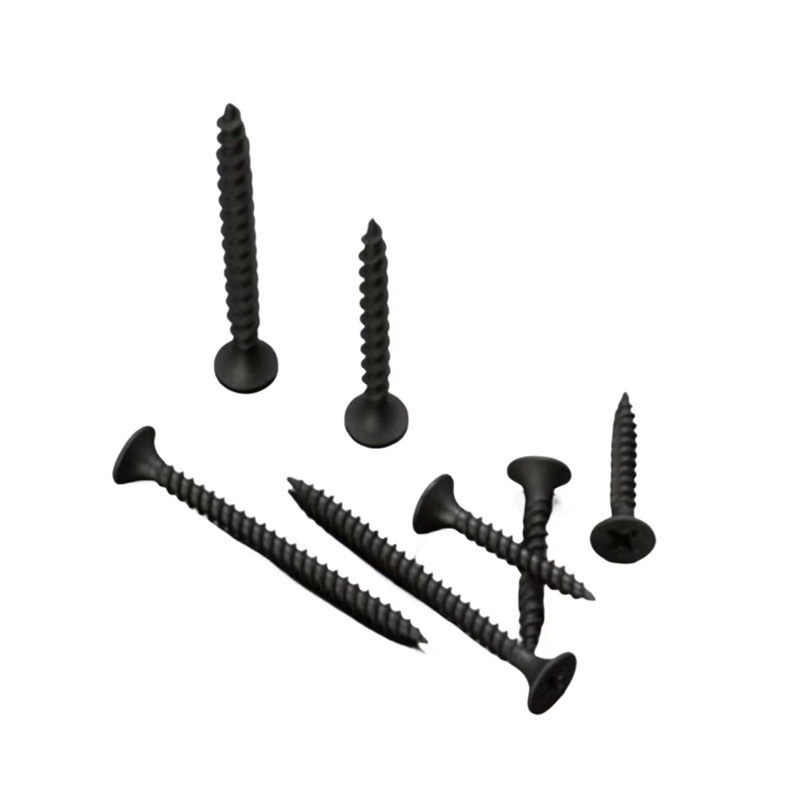 wood to metal black self tapping screw