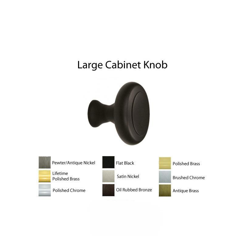 1-3/4 inch Solid brass Round Cabinet Knobs
